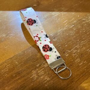 Charming Ladybug Keychain Holder